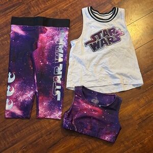 Star Wars Galaxy Print Activewear Set